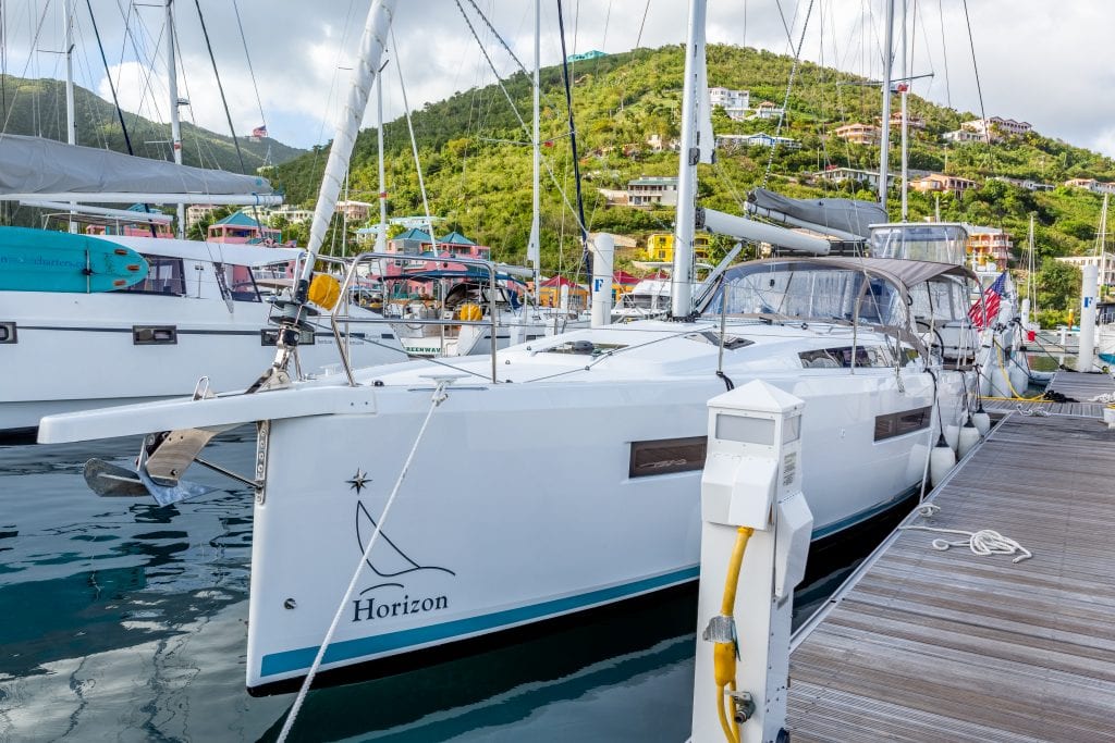 Sun Odyssey 410 Monohull Tola Sunrise in the BVI