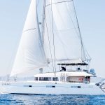 Selene Crewed Lagoon 620 Catamaran Charter Sailing in Greece