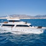 Wide Liberty Crewed Torgem 92 Motoryacht Charter Cruising in Greece