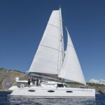 Highjinks Crewed Sanya 57 Catamaran Charter Sailing in Greece