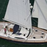 Mustique crewed moody 66 yacht charter sailing the Caribbean