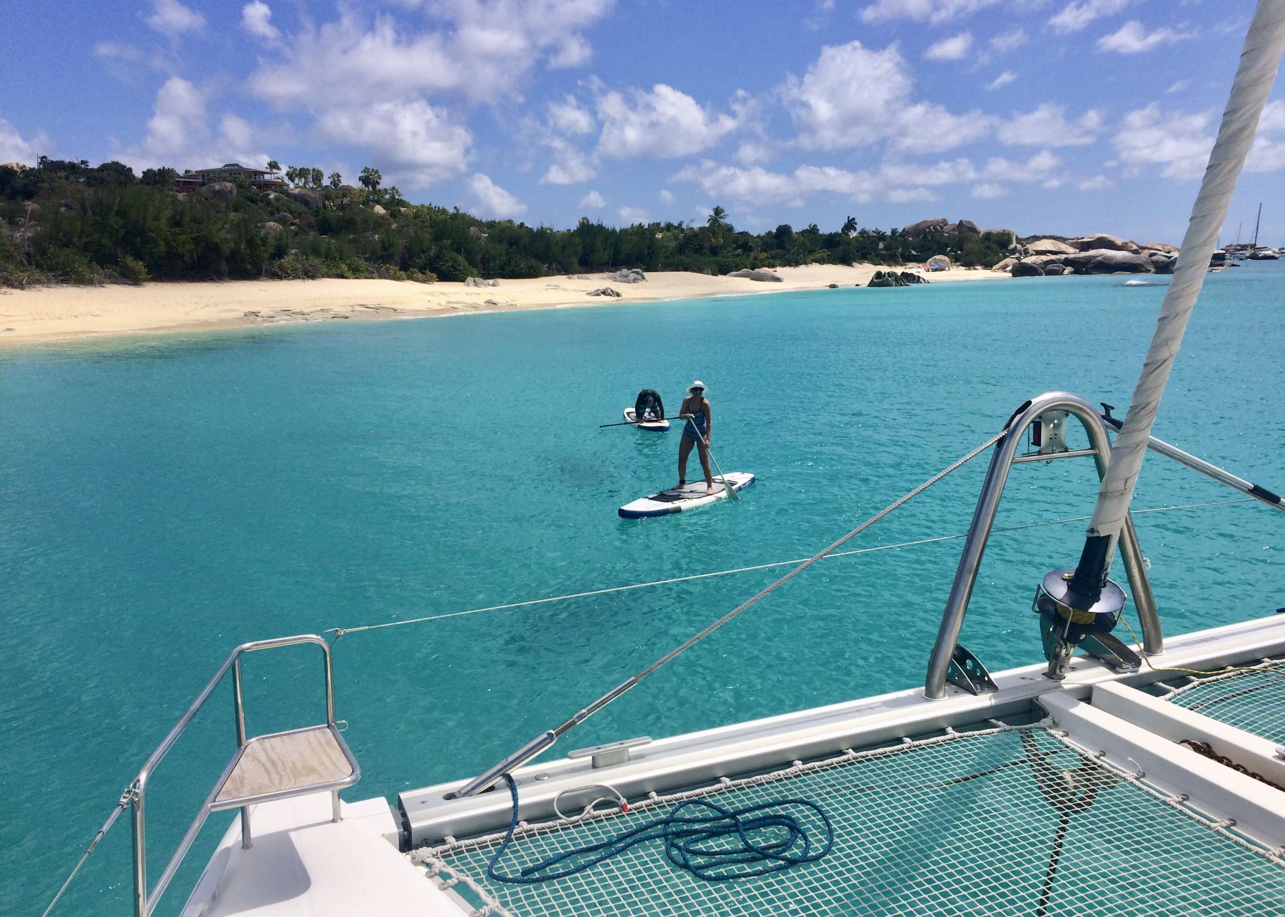 Gambit Crewed Lagoon 500 Catamaran Charters Paddleboards