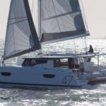 Tranquilo Crewed Fountaine Pajot Saona 47 Catamaran Charter Sailing in Belize