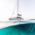 KaLiMar Crewed Lagoon 50 Catamaran Charter at Anchor in Greece