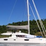 Blue Pepper Crewed Catamaran at Anchor