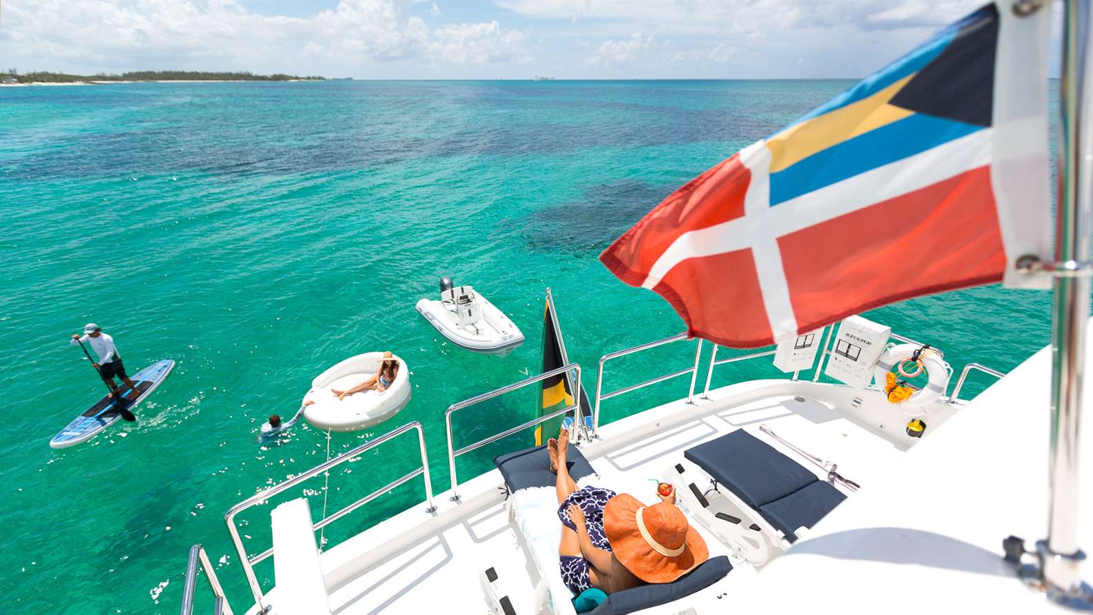 Mystic Soul Crewed Horizon 52 Powercat Charters in the BVI