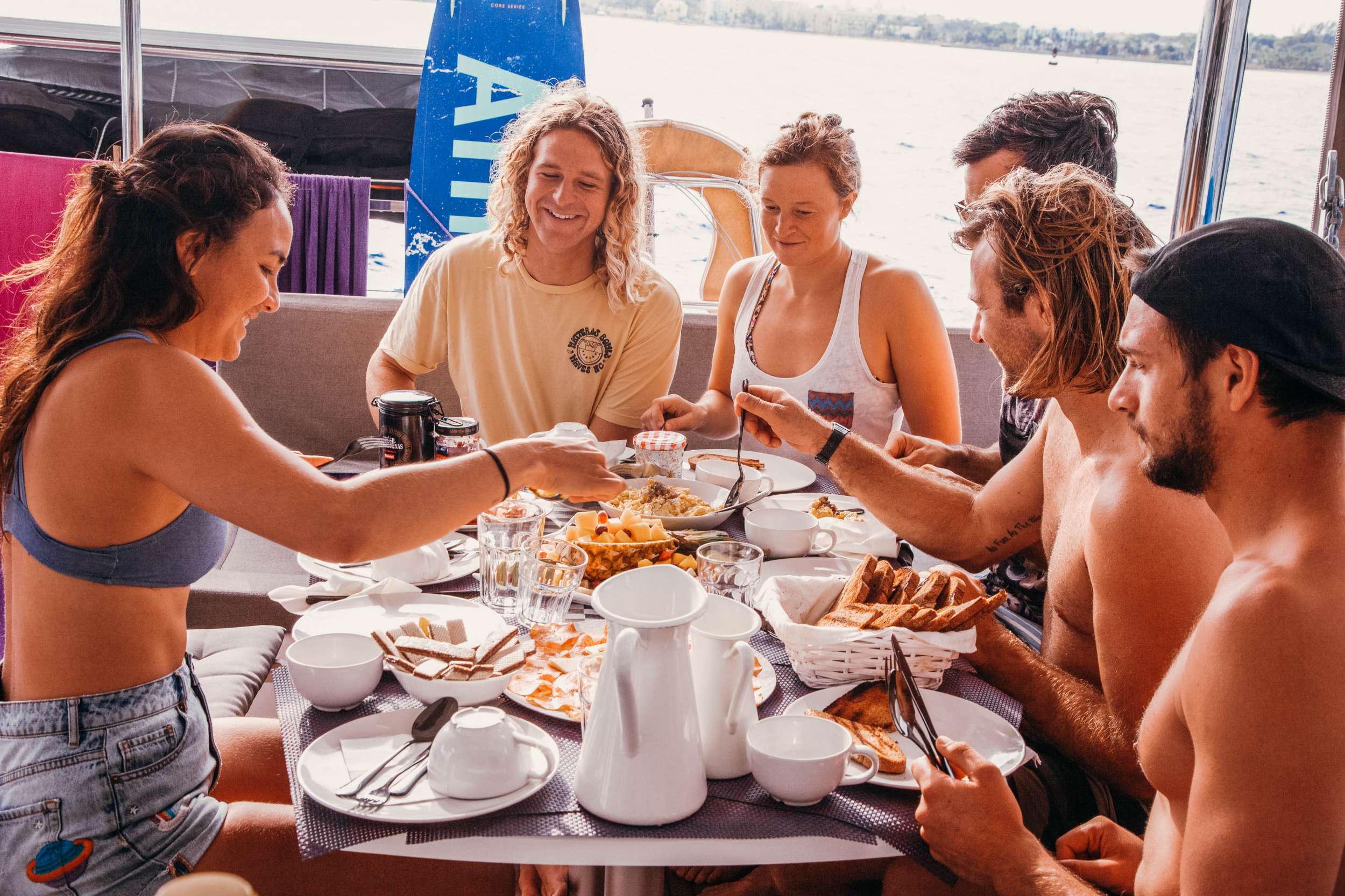 Madrigal V Crewed Kitesurfing Charter All Inclusive Meals