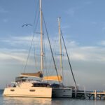Nowhere Crewed Saba 50 Catamaran Charter Sailing in Belize