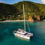 The Pursuit Crewed Lagoon 62 Catamaran Charter Sailing the Virgin Islands