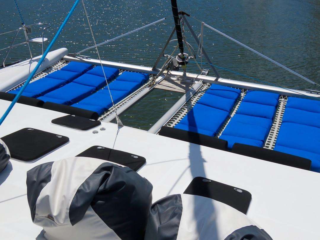 Turquoise Turtle Crewed Catamaran Sunpads