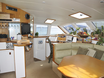Breanker Crewed Yacht Charter Main Salon