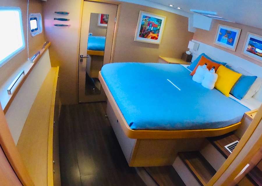 Copper Penny Crewed Catamaran Charters En Suite Queen Guest Cabin