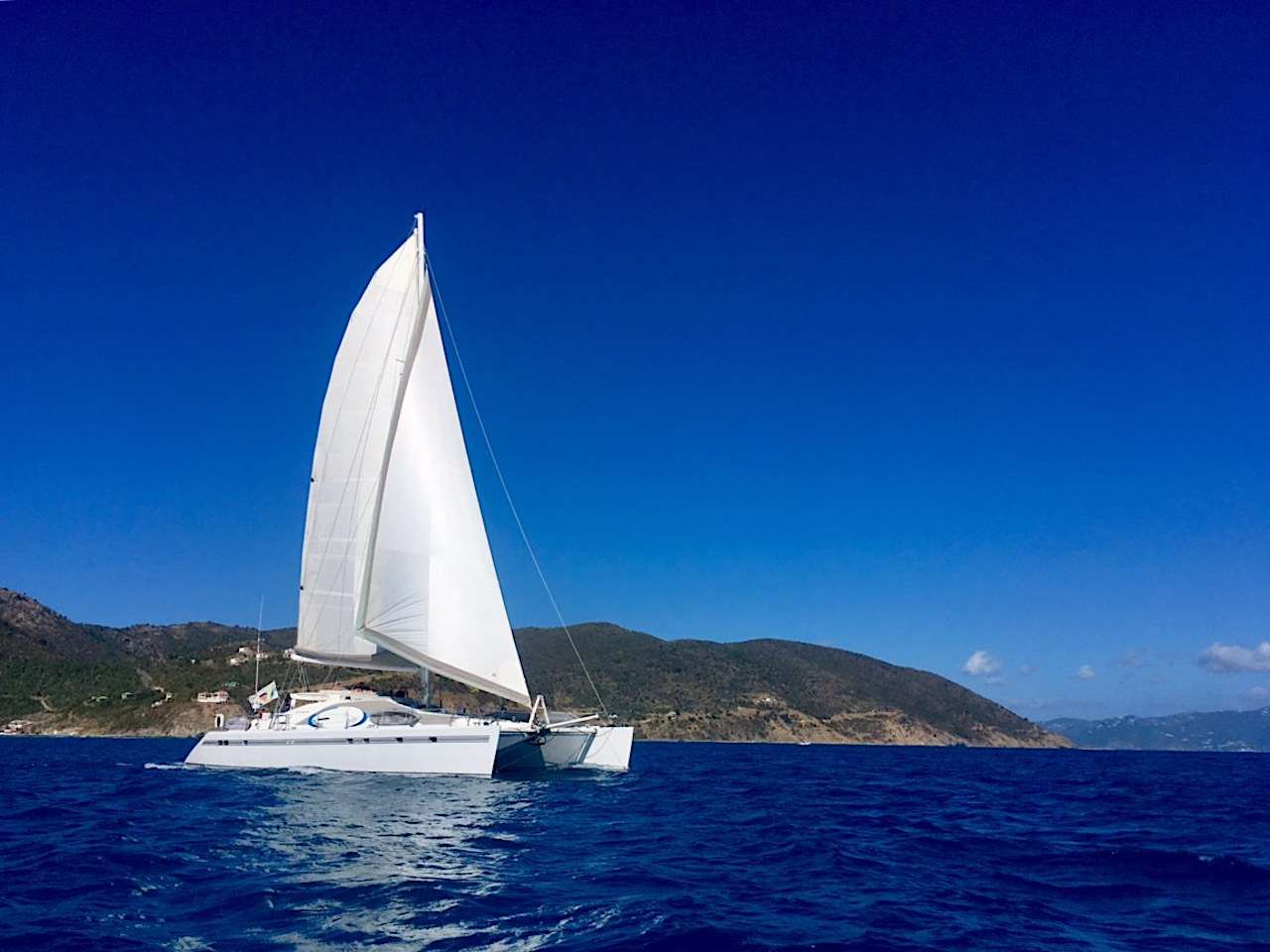 Kelea Crewed Privilege 65 Catamaran Charters Sailing the Virgin Islands