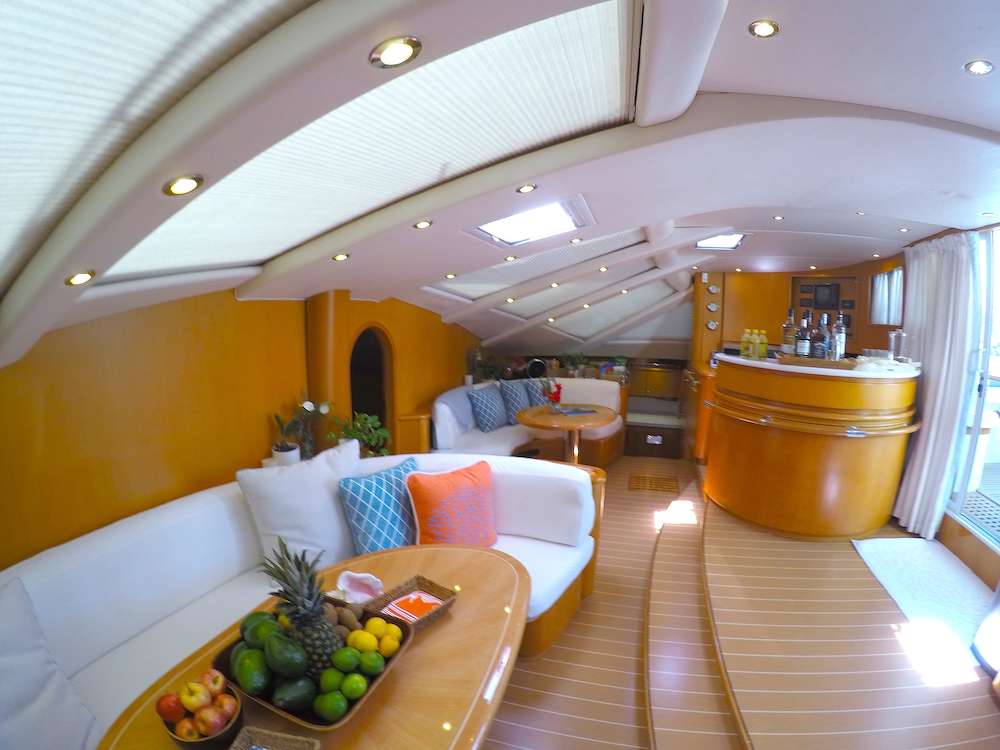 Kelea Crewed Catamaran Charters Main Salon