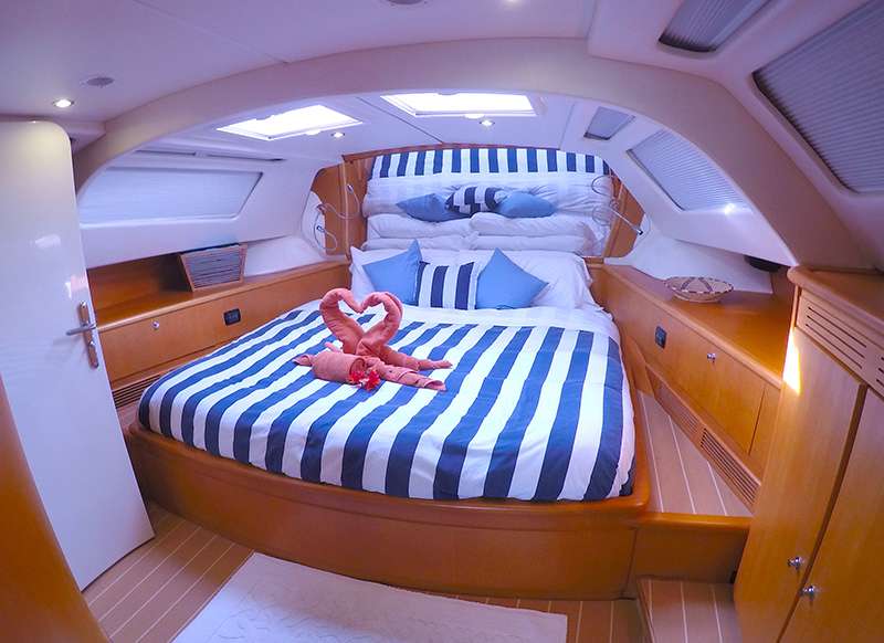Kelea Crewed Catamaran Charters En Suite King Master Cabin