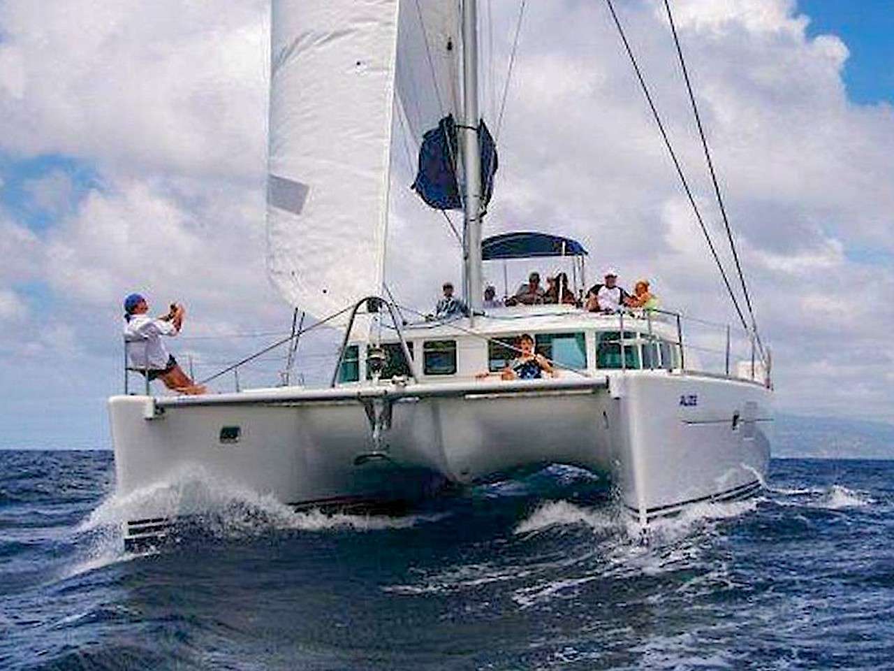 Alize Crewed Catamaran Charter Sailing