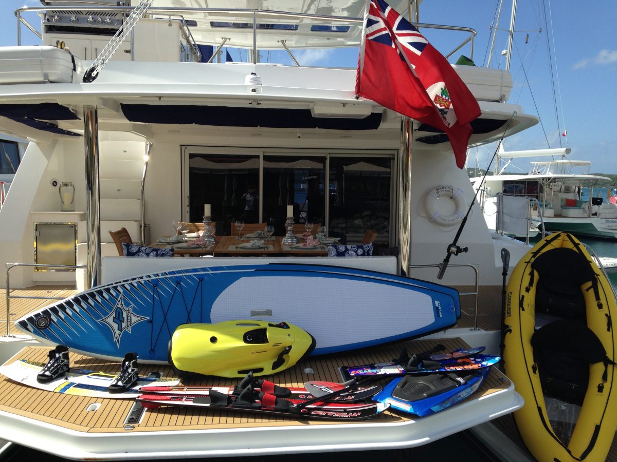 Something Wonderful Crewed Catamaran Charters Water Toys