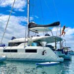 Nauti Cat Crewed Catamaran Charter at Anchor in the Exumas