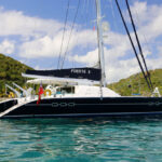 Fuerte 3 Crewed Lagoon 67 Catamaran Charters Sailing the BVI