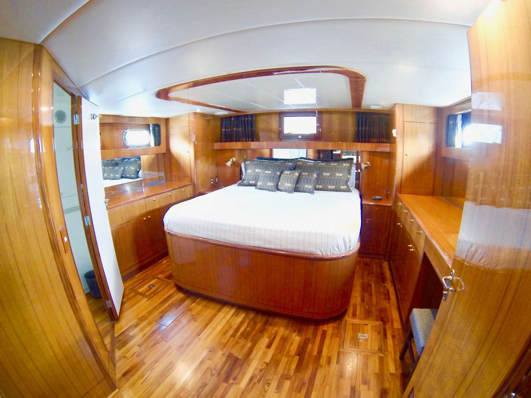 McGregor III Crewed Motoryacht Charters En Suite King Master Cabin