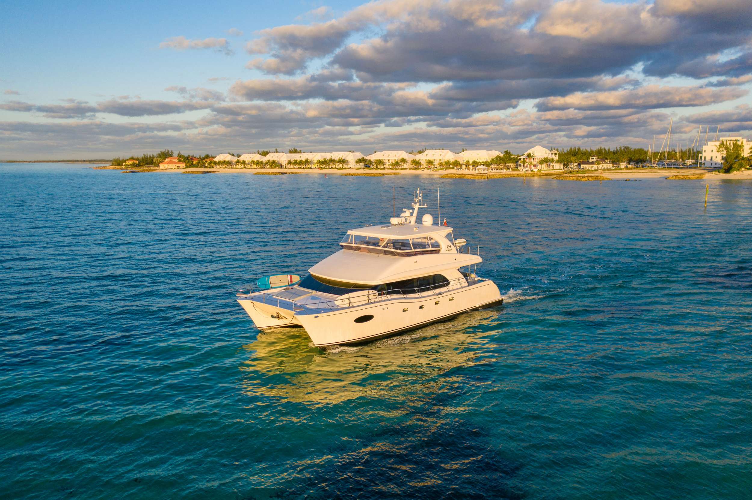 Indigo Crewed Powercat Charters in the Bahamas and BVI