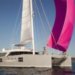 Maverick Crewed Sunreef 70 Catamaran Charters Sailing the BVI