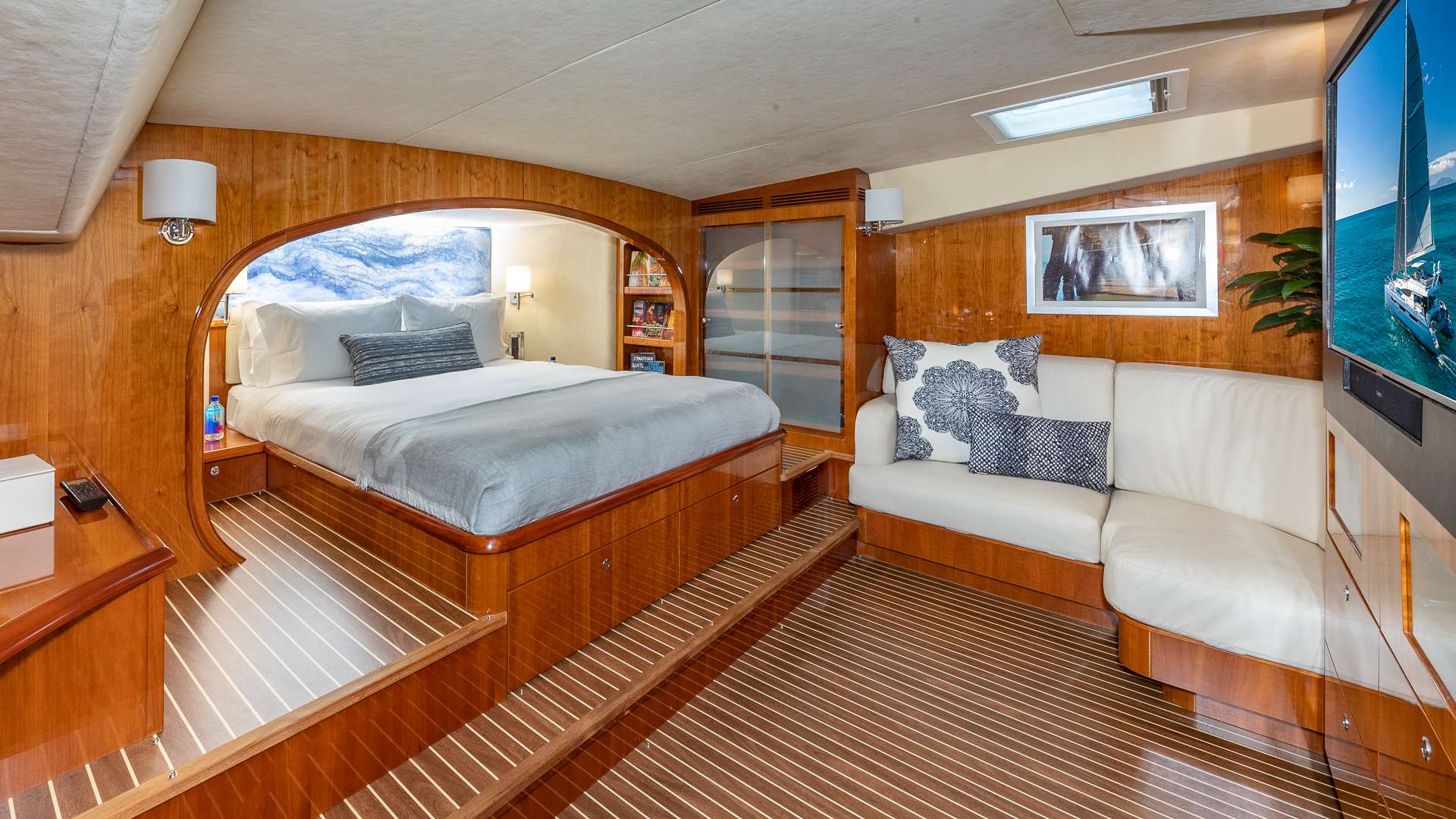 Sur L'eau Privilege 74 Crewed Catamaran Charters En Suite King Master Cabin