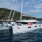 Adriatic Tiger crewed Lagoon 620 catamaran charters sailing in Croatia