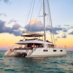 Heavenly Crewed Catamaran Charter Anchored in the Virgin Islands