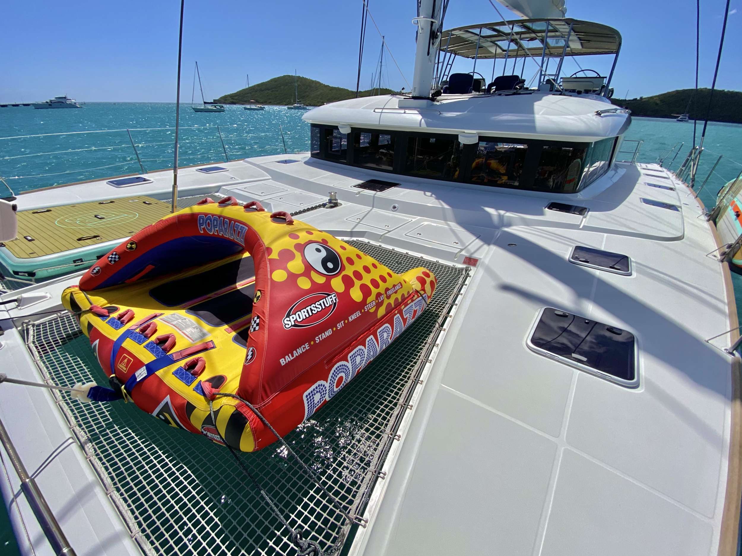 crewed catamaran charter usvi