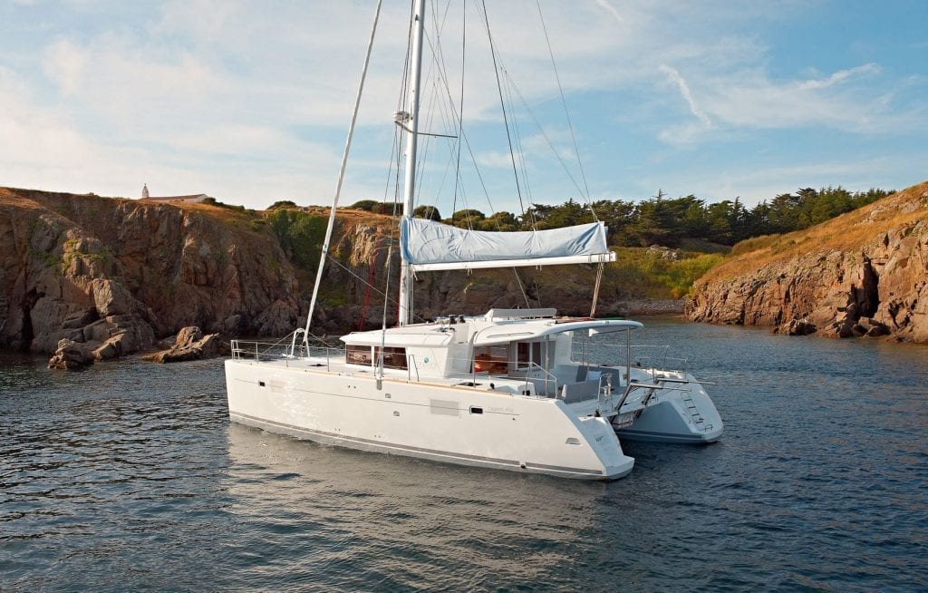 Lagoon 450 Catamaran Flybridge Brie II in the BVI