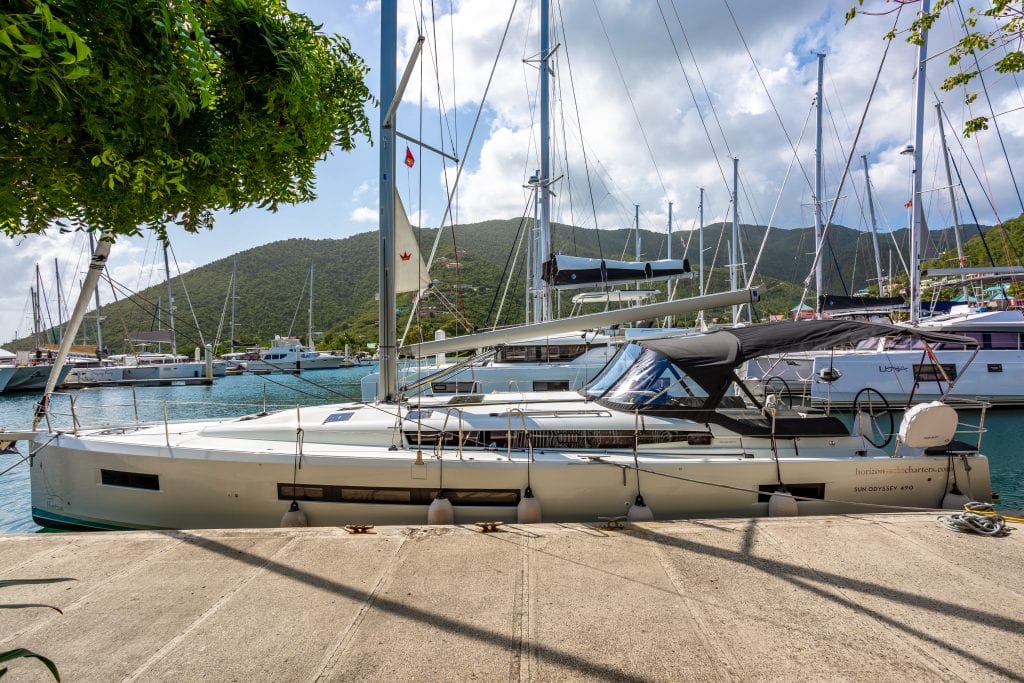 Sun Odyssey 490 Monohull Cosette II in the BVI