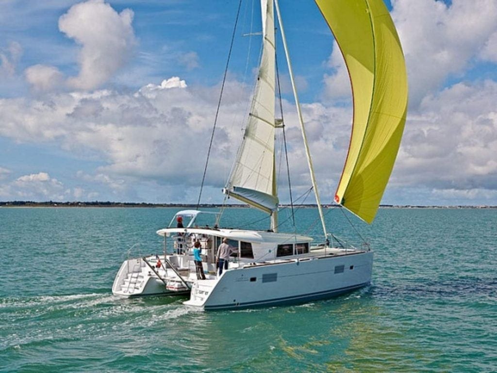 Lagoon 400 Catamaran Larimar in the BVI