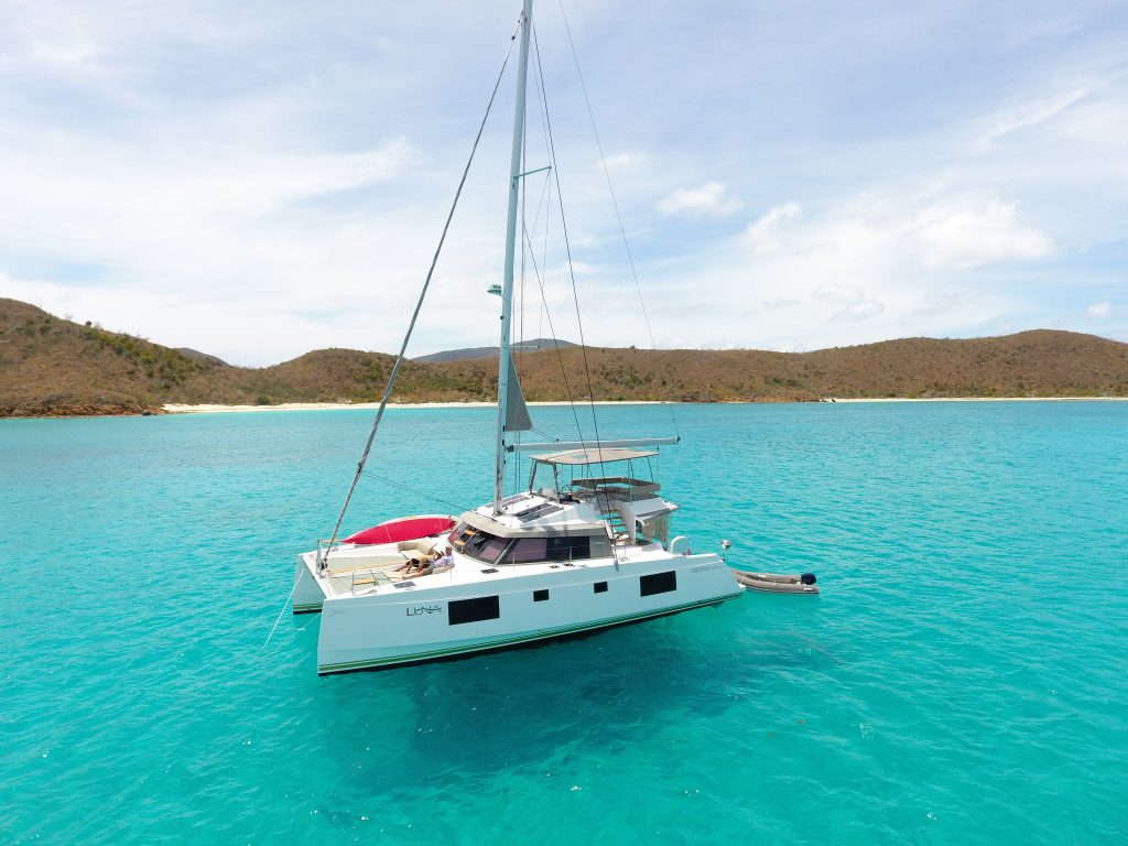 Nautitech Fly 46 Catamaran Luna in the BVI