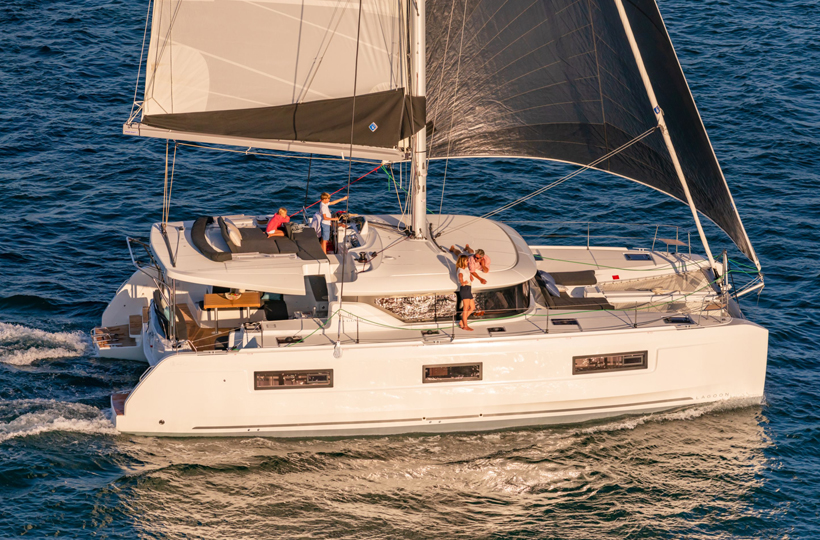 Lagoon 46 Catamaran Island Wings in the BVI