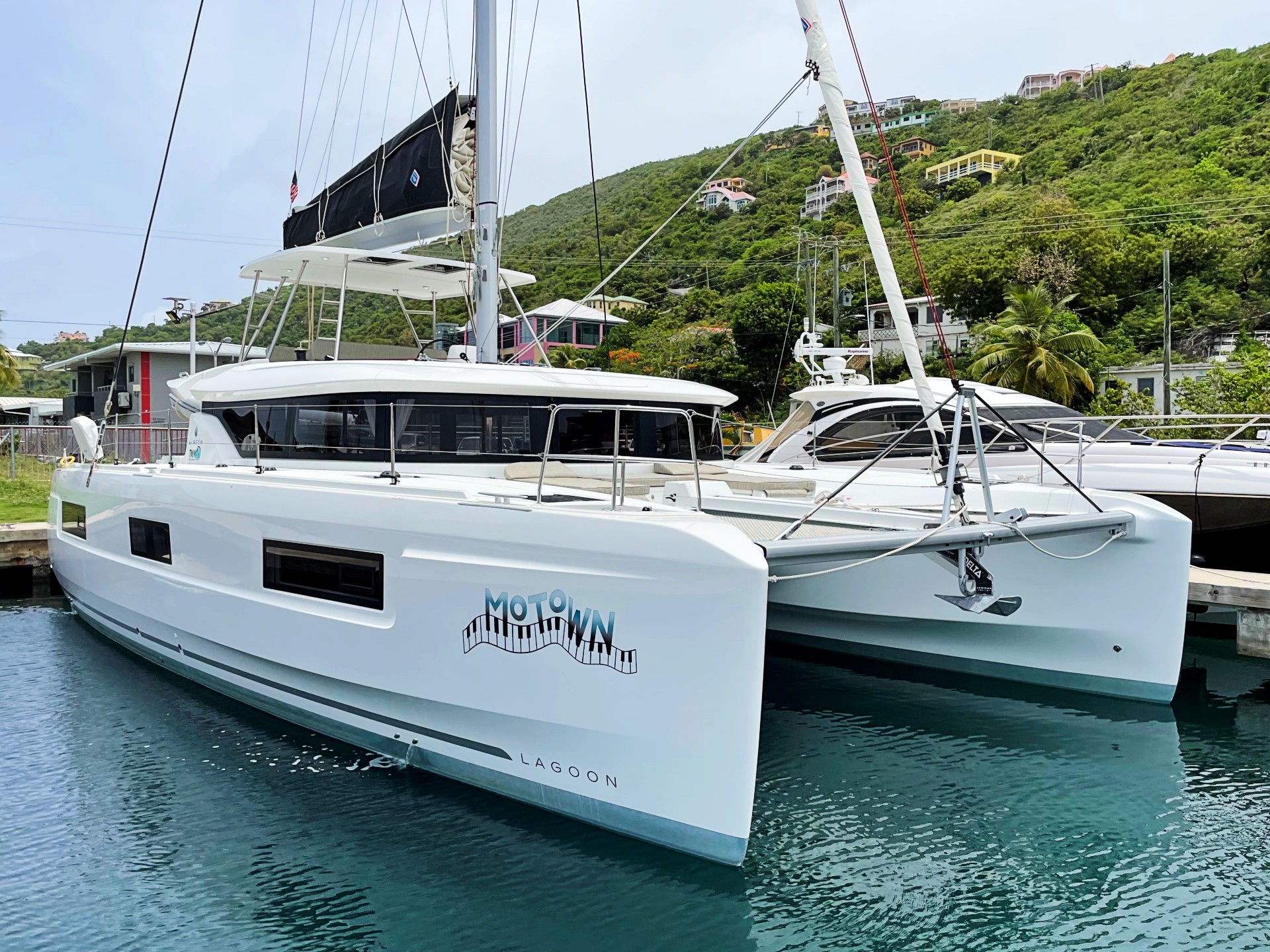 Lagoon 46 Catamaran Motown in the BVI