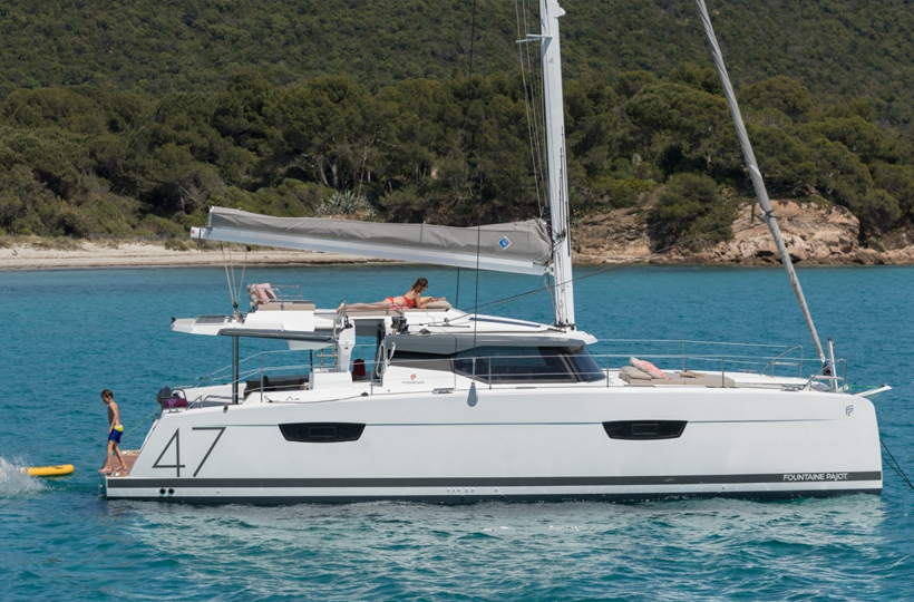 Fountaine Pajot Saona 47 Catamaran Smile Maker in the BVI