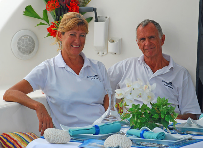 Dreaming On Crewed Catamaran Captain and Chef