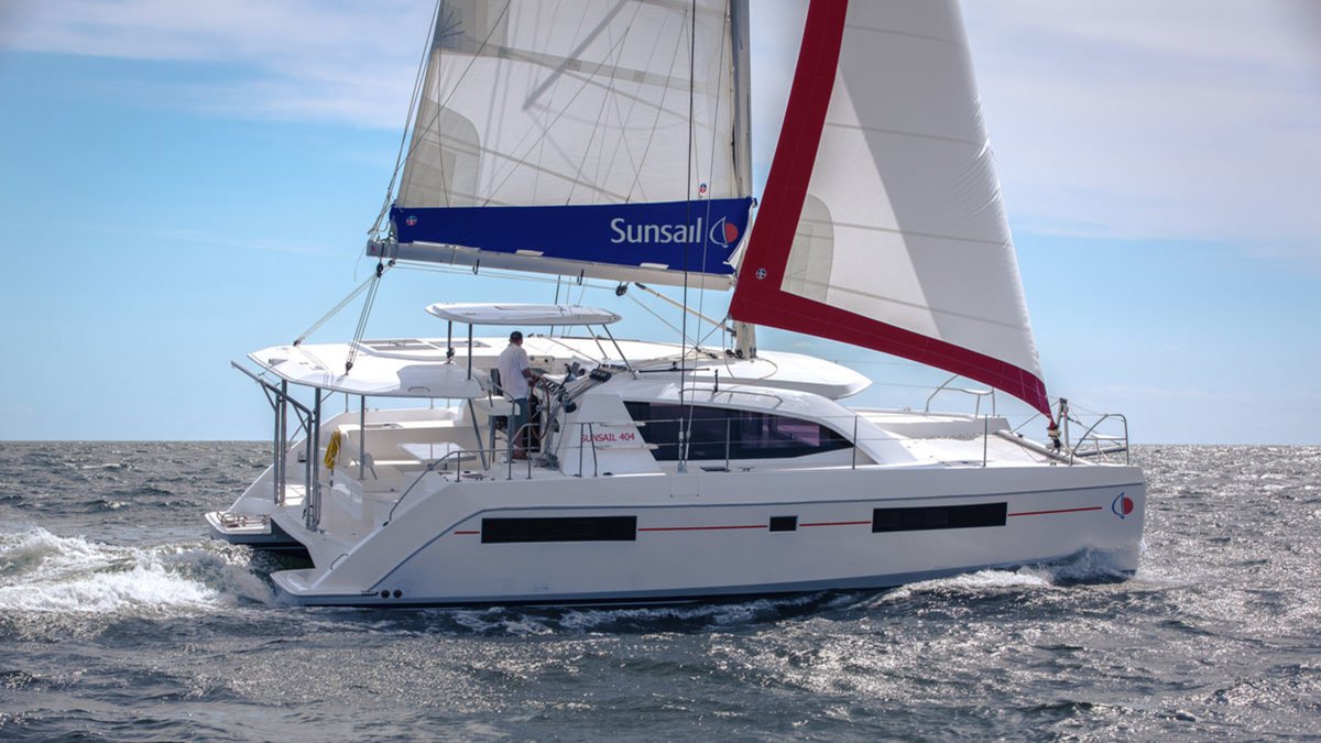 Sunsail 404 Premier Catamaran in the BVI