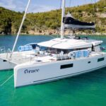 Grace Crewed Lagoon 52 Catamaran Charters Sailing the BVI