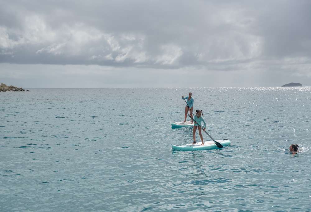 Oui Cherie Crewed Catamaran Stand Up Paddle Boarding