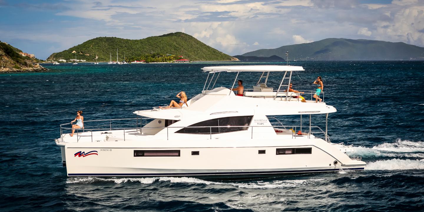 Moorings 514 Club Class Power Catamaran in BVI