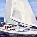 August Maverick Crewed Yacht Charter Sailing the Caribbean and New England.