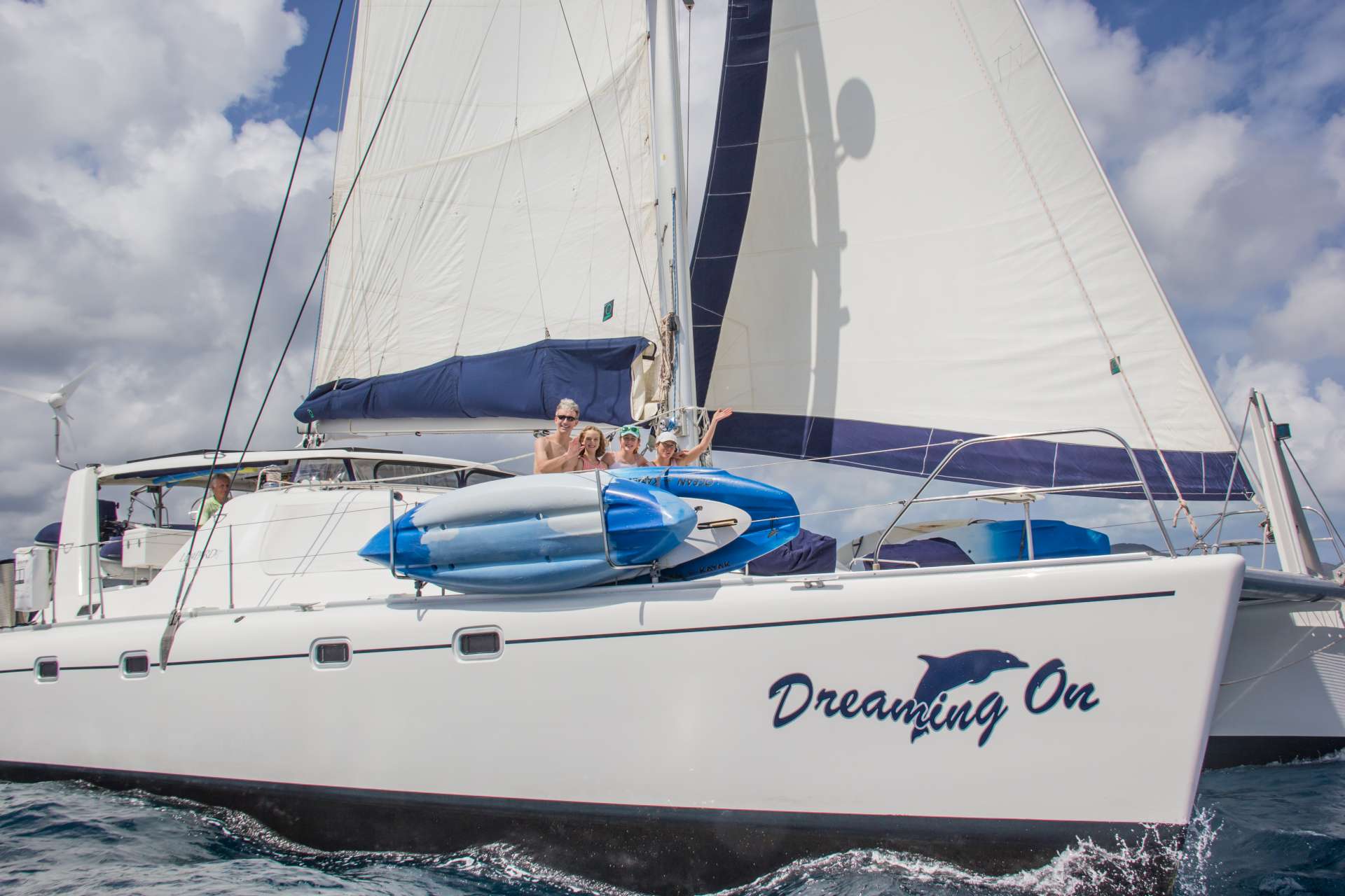 Dreaming On Crewed Leopard 47 Catamaran Charters Sailing Belize