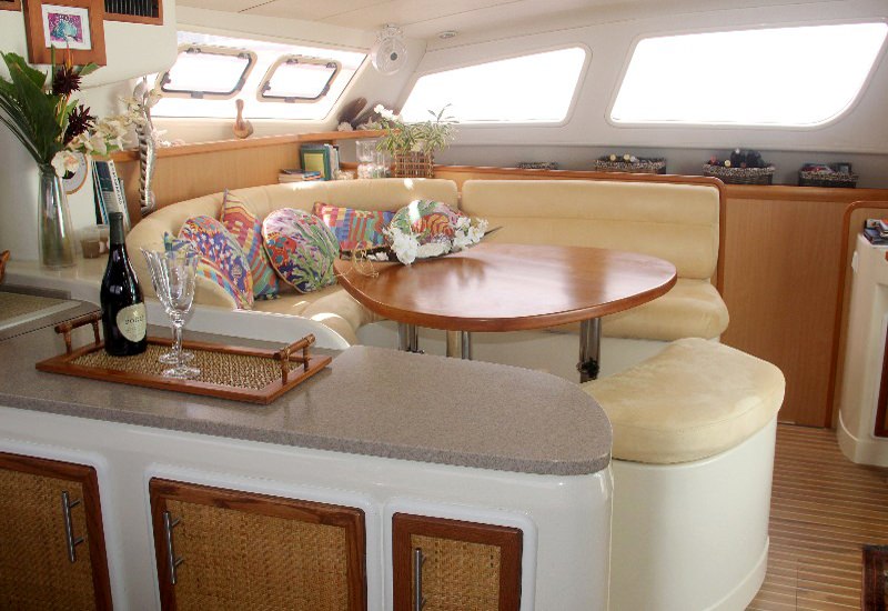Dreaming On Crewed Catamaran Salon