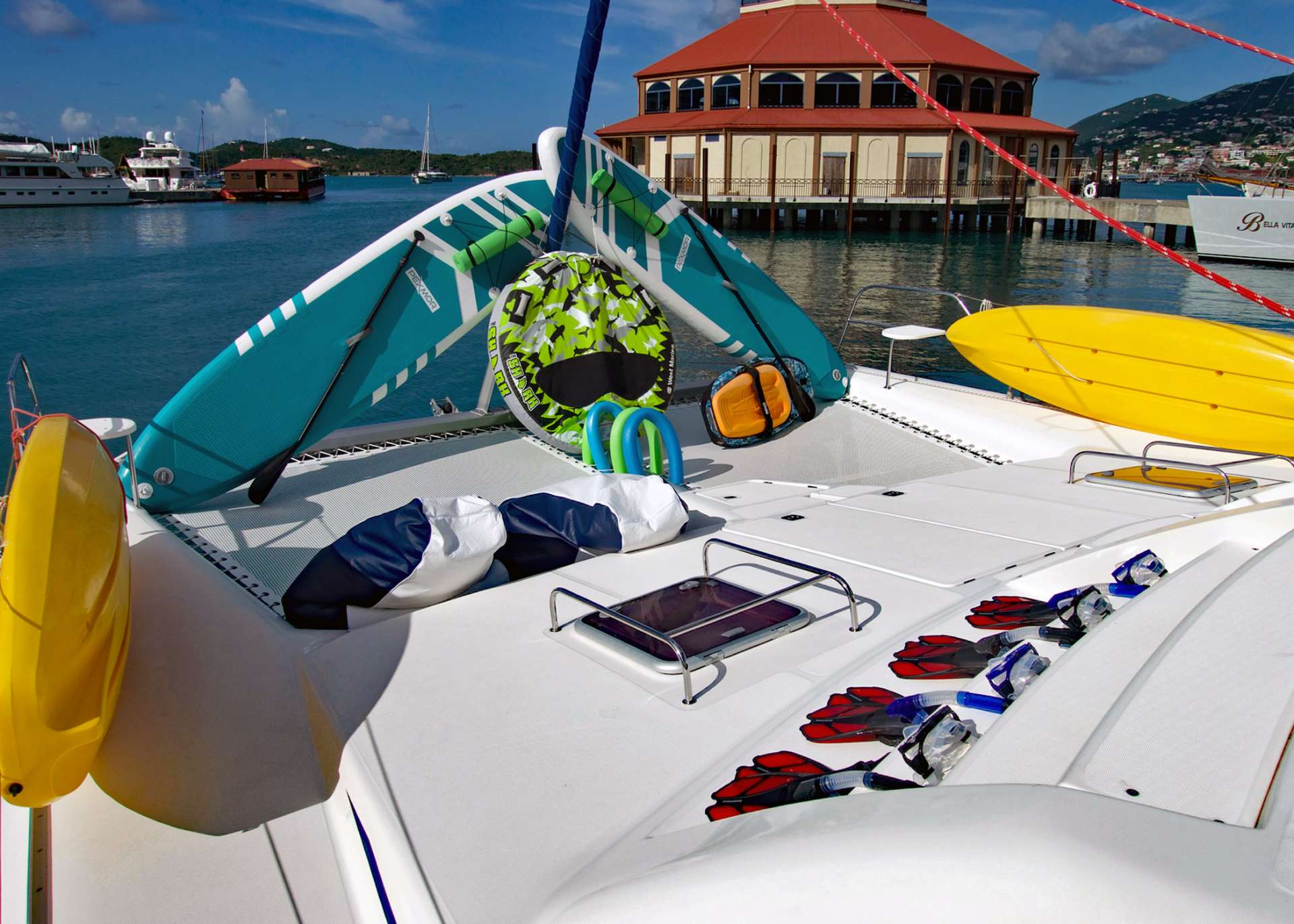 Kuma Too Crewed Yacht Charter Watersports Gear