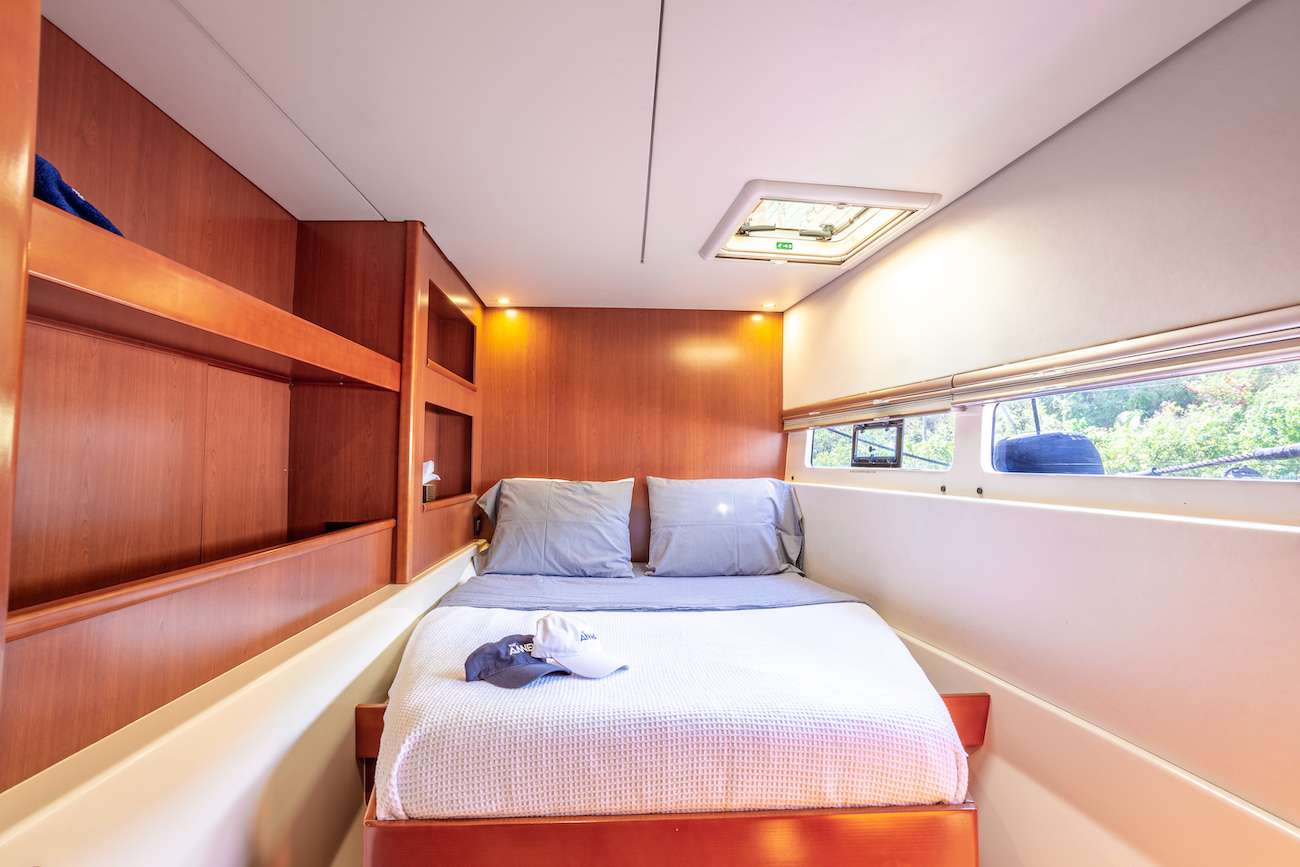 The Annex Crewed Catamaran Charters En Suite Queen Cabin