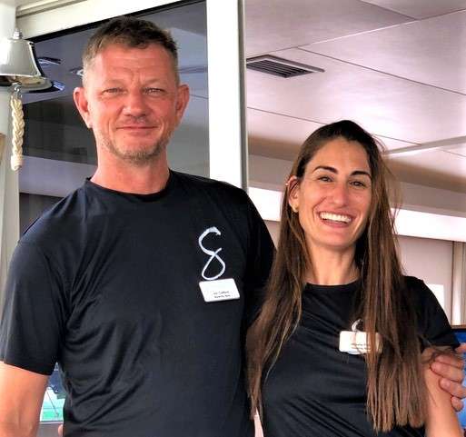 Serenity Now Crewed Lagoon 62 Catamaran Charters Captain and Chef