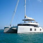Ocean Vibes Sunreef 74 Crewed Catamaran Charters at Anchor