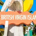 BVI sign in tropical color